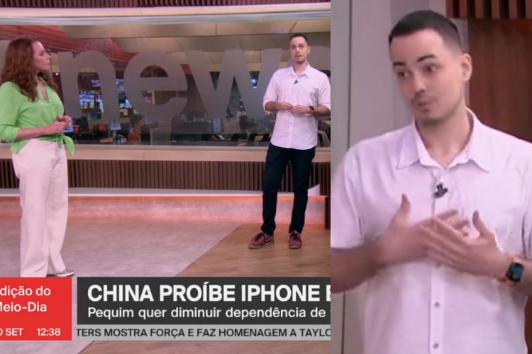 Leilane Neubarth chama comercial da GloboNews às pressas após jornalista passar mal ao vivo