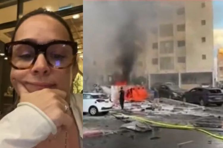 Gabriela Duarte vive momentos de terror durante tentativa de deixar Israel com os filhos em meio à guerra