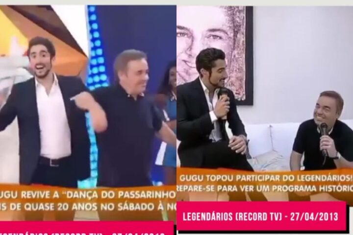 Marcos Mion e Gugu Liberatro