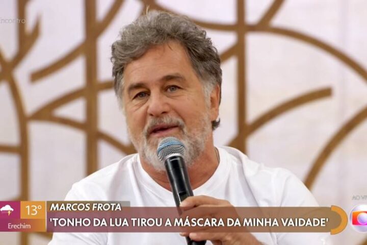 Ator Marcos Frota no Encontro - Foto: TV Globo