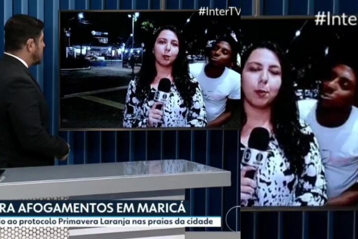 Homem que importunou repórter da Rede Globo ao vivo é identificado e sofre  dura consequência - Área VIP