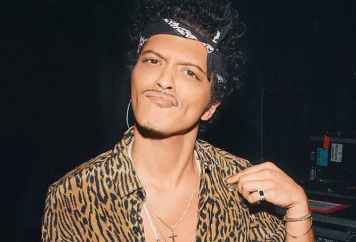 Cantor Bruno Mars - Foto: Divulgação/Instagram