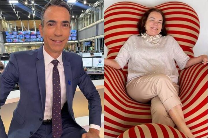 César Tralli e Edna Tralli