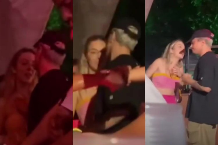 Fila andou! Novo flagra prova que Chico Moedas pegou duas loiras em festa após trair Luísa Sonza