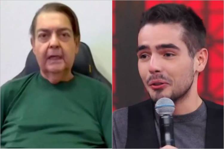 Faustão surge no ‘Domingão’ após saída da Globo e leva o filho às lágrimas com homenagem