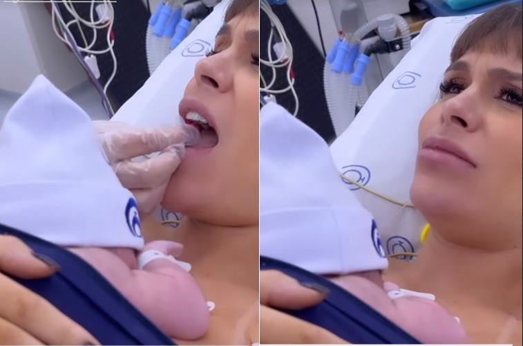 Fernanda Lacerda, a ‘Mendigata’, divide opiniões ao comer a própria placenta