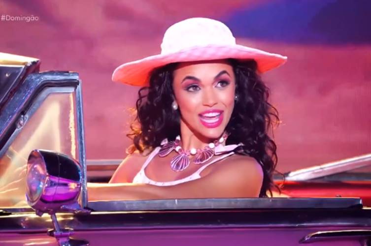 Giovana Cordeiro se transforma em Barbie e vence a ‘Batalha do Linp Sync’ do ‘Domingão’