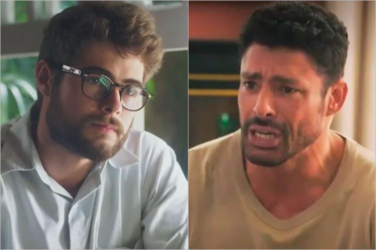 Terra e Paixão: Caio descobre que Hélio é seu irmão e fica em choque