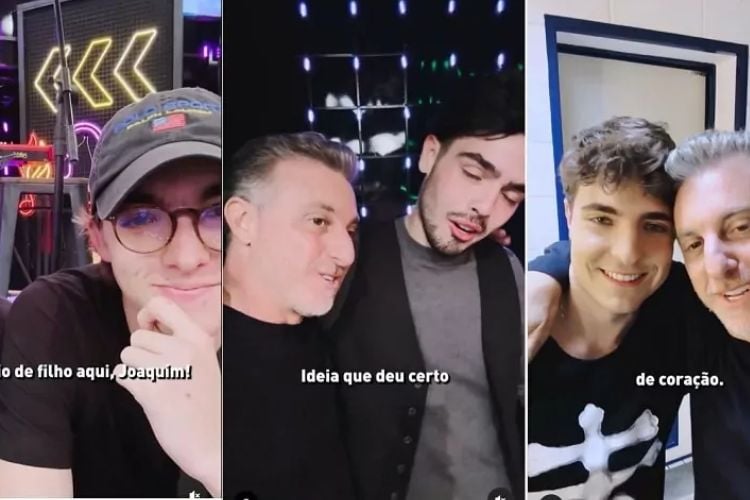 Joaquim Huck, Luciano Huck, João Augusto e João Guilherme - Instagram