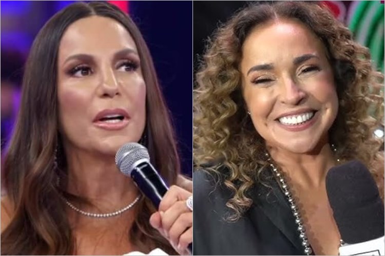 Ivete Sangalo e Daniela Mercury protagonizam beijão em show