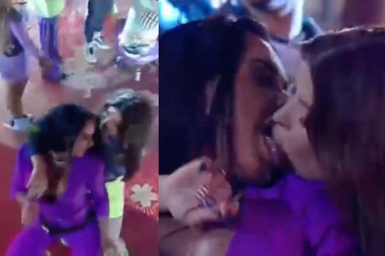 A Fazenda 15: RecordTV ativa o modo ‘censura’ e omite beijo lésbico entre Jaquelline Grohalski e Kamila Simioni