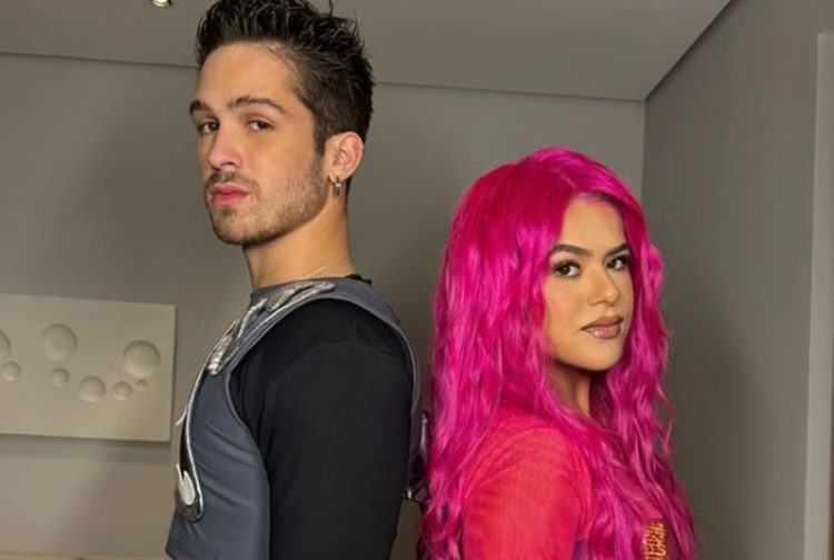 Maisa surge ‘grudadinha’ com João Guilherme e ator se declara: “te amo”
