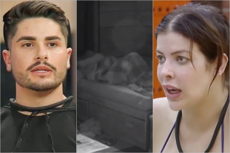 A Fazenda 15: Lucas Souza e Jaquelline movimentam o edredom no reality