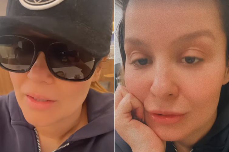 Após término com Matheus Gabriel, Maiara surge abatida