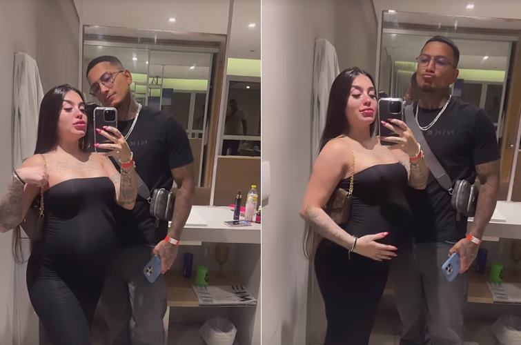 MC Mirella mostra barrigão de grávida e encanta a web