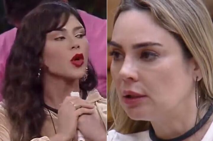 Nadja e Rachel Foto PlayPlus Montagem Área VIP