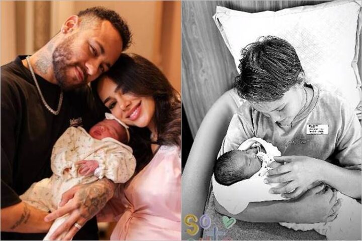 Neymar, Bruna Biancardi, Davi Lucca e Mavie Neymar, Bruna Biancardi, Davi Lucca e Mavie