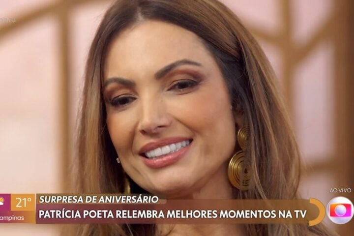 Patrícia Poeta no Encontro - Foto: TV Globo