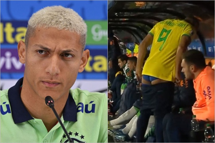 Richarlison mostra ‘demais’ em jogo do Brasil e web reage: “de calcinha”
