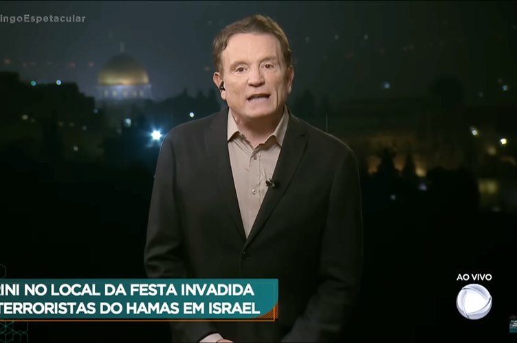 Roberto Cabrini é exaltado pelos internautas após reportagem sobre os ataques a Israel: “CORAJOSO”