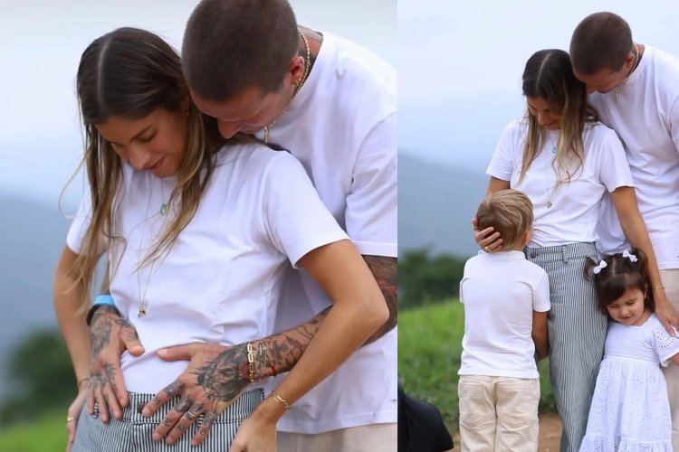 Shantal Verdelho e Mateus anunciam nova gravidez: ‘Agora, somos pais de três’