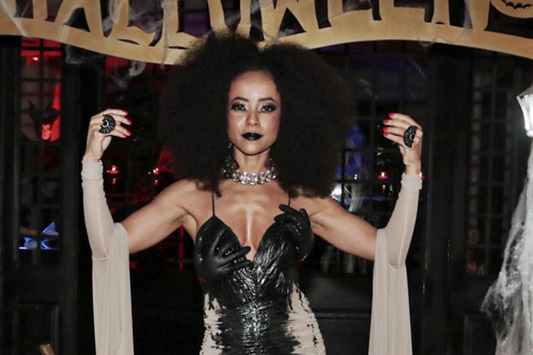 Valéria Almeida na Área! Global surge deslumbrante em noite de festa de Patrícia Poeta