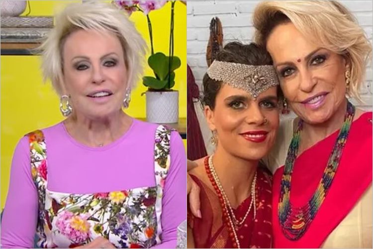 Ana Maria Braga revela ao vivo no ‘Mais Você’ o nome de sua netinha, filha de Mariana Maffeis