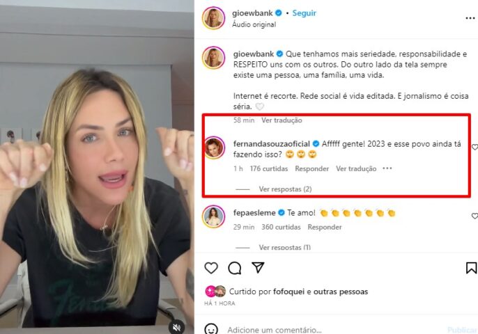 Comentário de Fernanda Souza