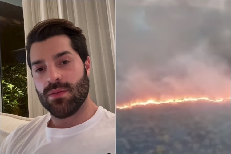 Alok compartilha imagens tristes da Amazônia em chamas: “ninguém faz nada”