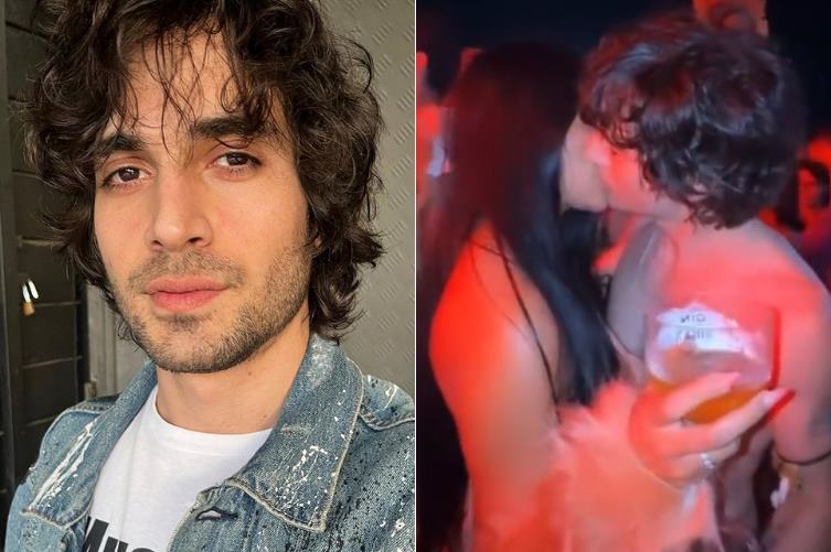 Fiuk é flagrado aos beijos com influenciadora durante festa
