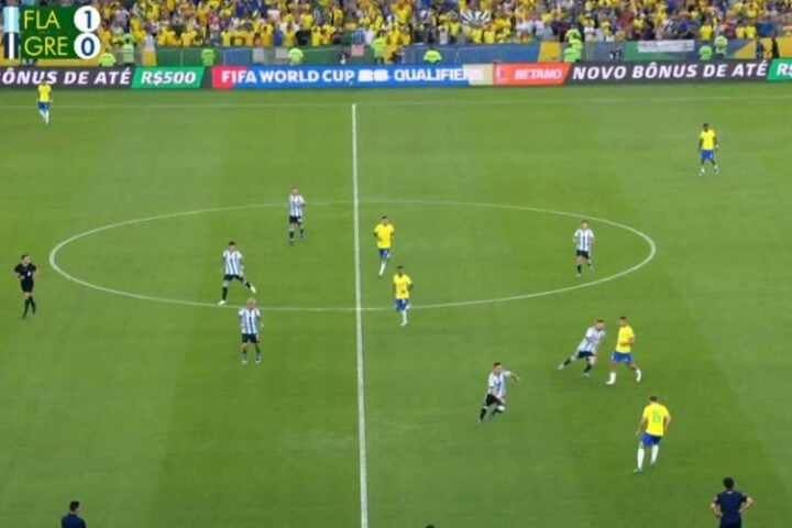 TV Globo erra ao mostrar placar do jogo entre Brasil e Argentina