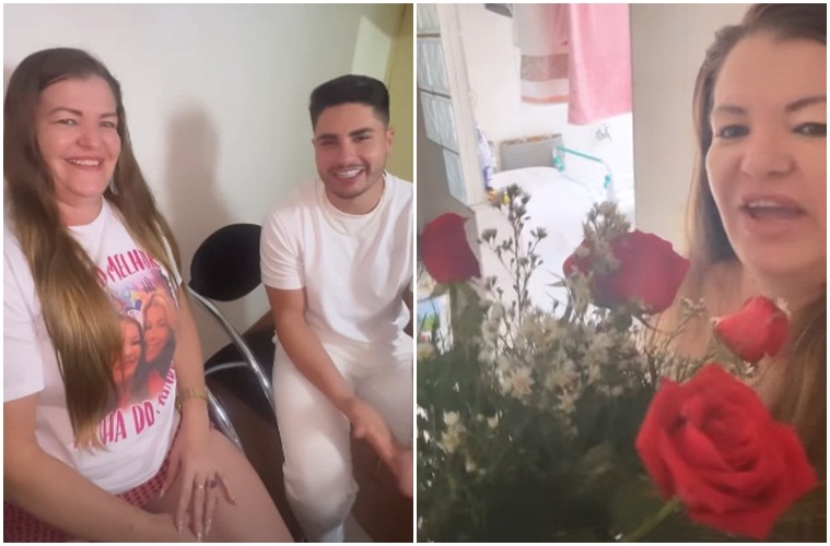 Lucas Souza e mãe de Jaquelline - instagram