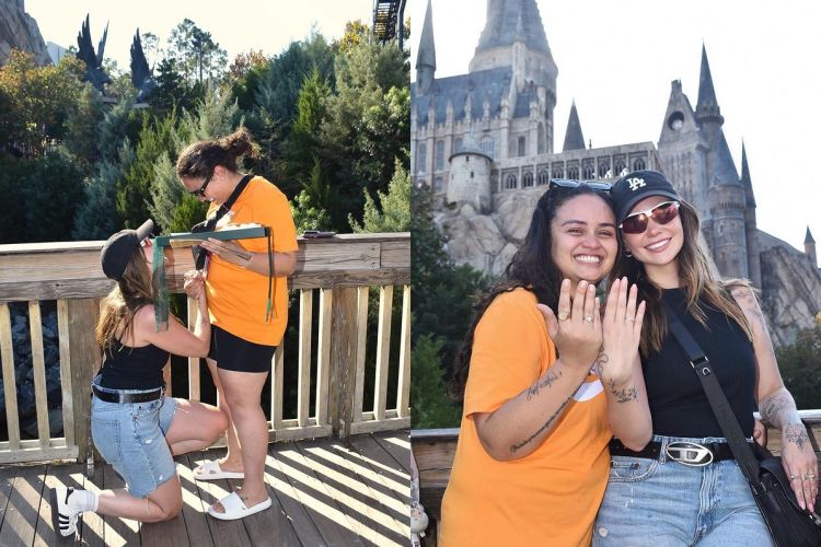 Marcela Mc Gowan pede a mão da cantora Luiza em casamento: ‘orgulho de te chamar de minha noiva’