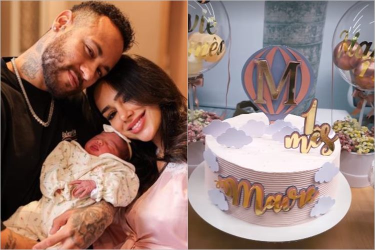 Mavie, filha de Neymar com Bruna Biancardi, ganha festinha de mesversário surpresa