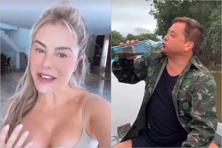 Leonardo passa dos limites na bebida e Poliana Rocha dispara: “vamos maneirar”