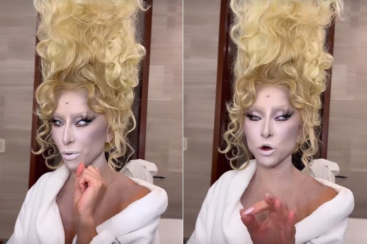 Sabrina Sato impressiona com fantasia de halloween