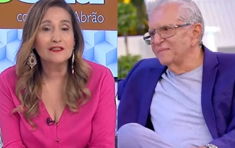 Sonia Abrão e Carlos Alberto de Nóbrega (Reprodução: RedeTV/SBT)