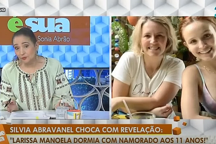 Sonia Abrão falando sobre Silvia Abravanel, Silvana e Larissa Manoela (Reprodução: RedeTV)