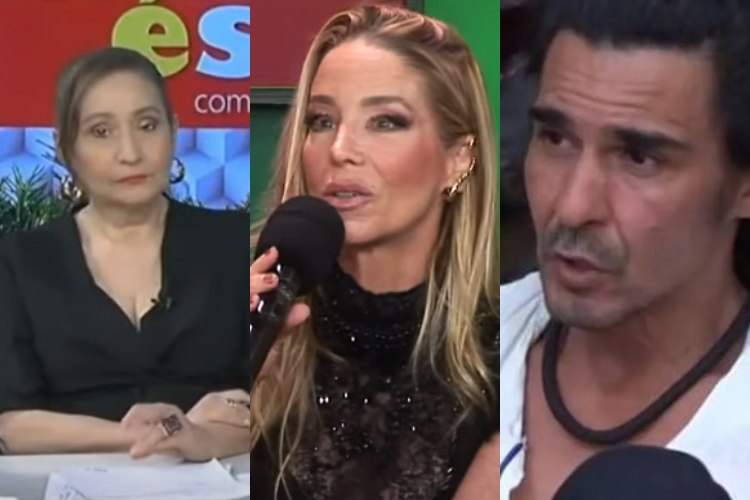 Sonia Abrão falando sobre Danielle Winits e André (Reprodução: RedeTV/Record)