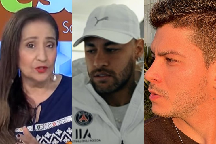 Sonia Abrão, Neymar e Arthur Aguiar (Reprodução: Instagram)