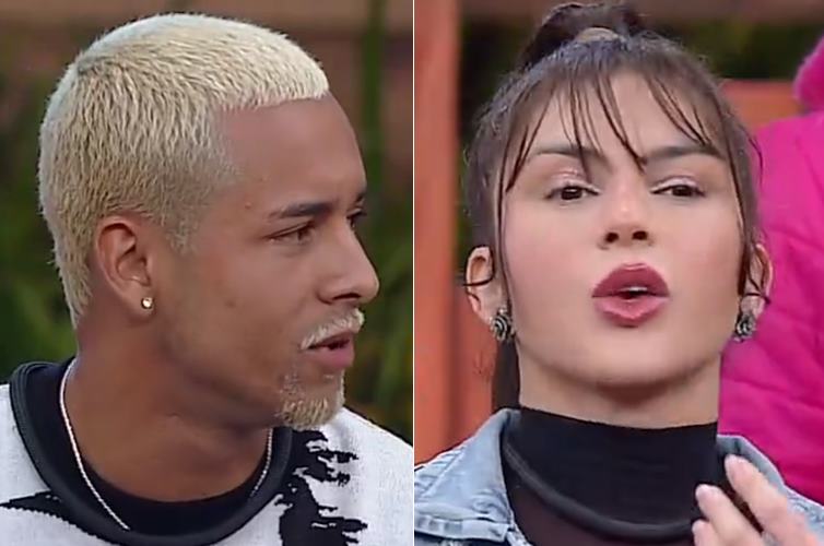 A Fazenda 15: Nadja dá lição de moral em WL durante o ao vivo