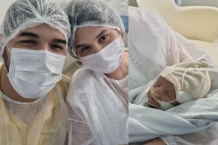 Zé Vaqueiro e Ingra Soares mostram pela primeira vez o rosto do filho que nasceu com raríssima síndrome