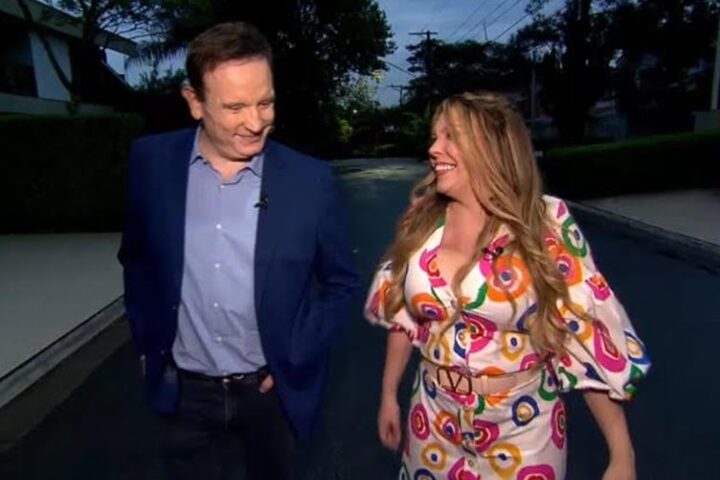 Cabrini e Simony no Domingo Espetacular - Foto: Divulgação/Record