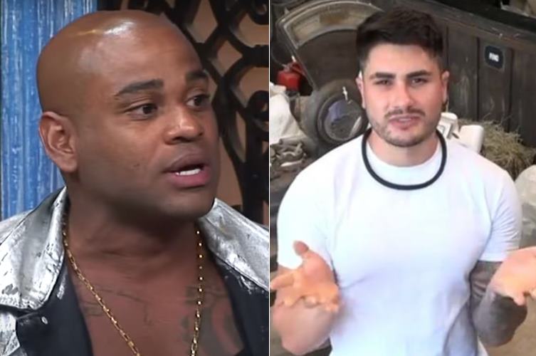 A Fazenda 15: Cézar Black pede perdão para Lucas Souza: ”Atitude muito errada”