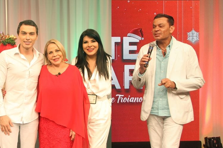 Frank Aguiar e Mara Maravilha participam do especial de Natal do ‘Vou Te Contar’