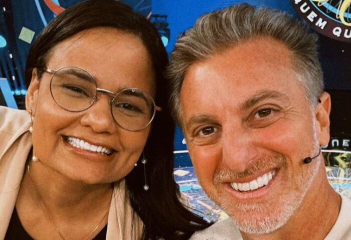 Jullie Dutra e Luciano Huck