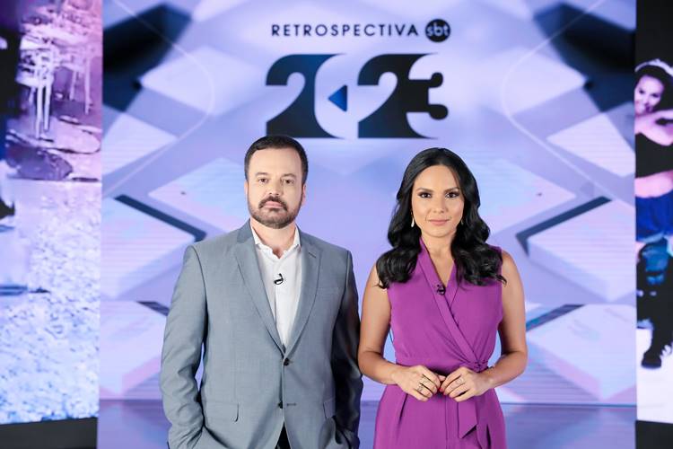 Marcelo Torres e Márcia Dantas apresentam a “Retrospectiva 2023” do SBT