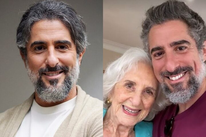 Marcos Mion e sua avó