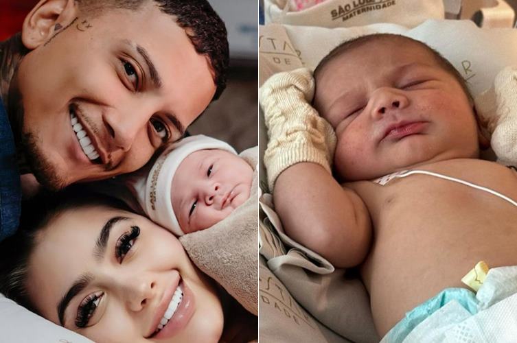 MC Mirella mostra o rosto da filha pela 1ª vez e emociona: ”Te amamos”