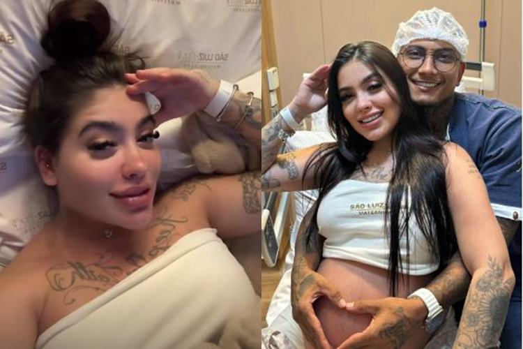 MC Mirella dá entrada na maternidade e comunica: “A bolsa rompeu”